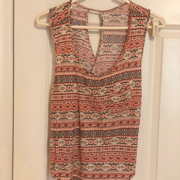 Aztec Print Tank Top - Picture 1 of 2